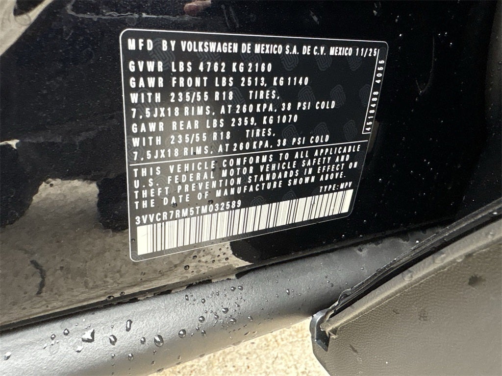 2026 Volkswagen Tiguan 2.0T S