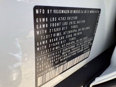 2026 Volkswagen Tiguan 2.0T S