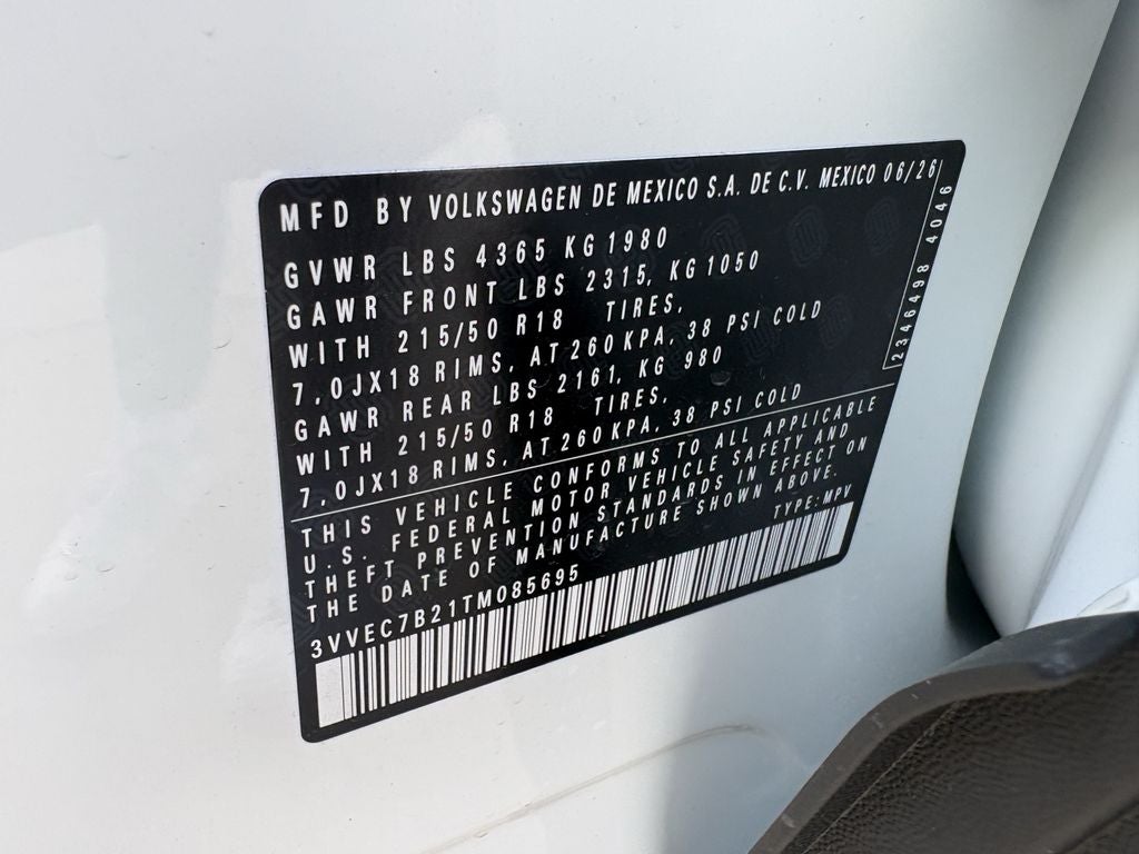 2026 Volkswagen Taos 1.5T SE
