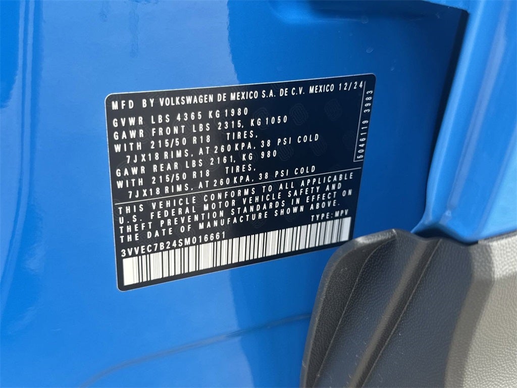 2025 Volkswagen Taos 1.5T SE