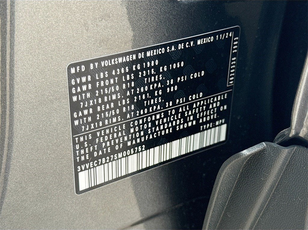 2025 Volkswagen Taos 1.5T SE