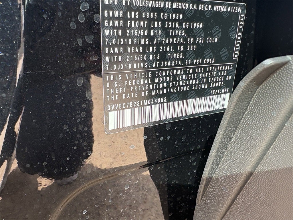 2026 Volkswagen Taos 1.5T SE