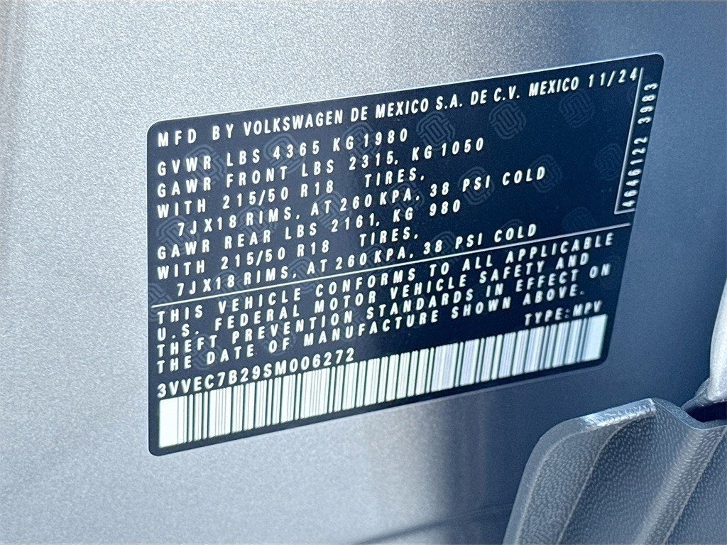 2025 Volkswagen Taos 1.5T SE