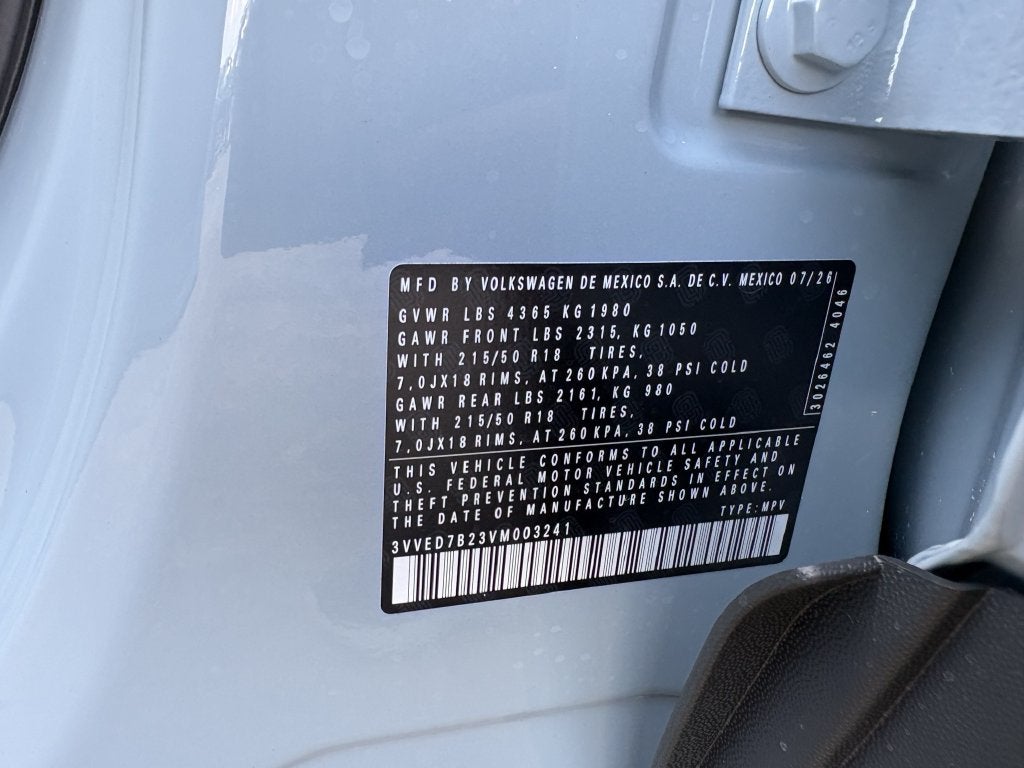 2027 Volkswagen Taos 1.5T SE