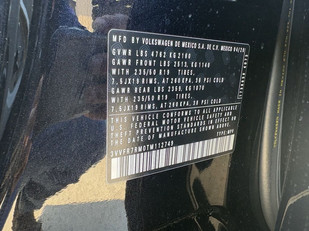 2026 Volkswagen Tiguan 2.0T SE
