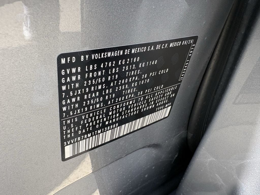 2026 Volkswagen Tiguan 2.0T SE