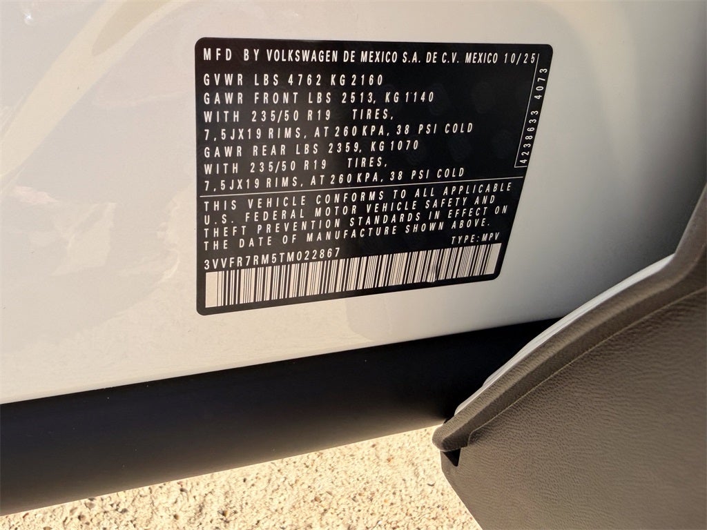 2026 Volkswagen Tiguan 2.0T SE