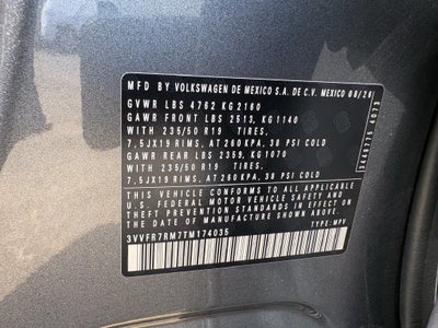 2026 Volkswagen Tiguan 2.0T SE