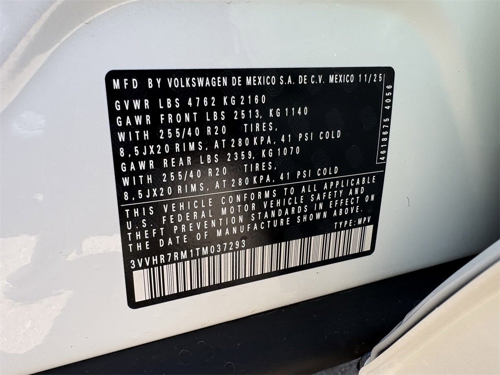 2026 Volkswagen Tiguan 2.0T SE R-Line Black