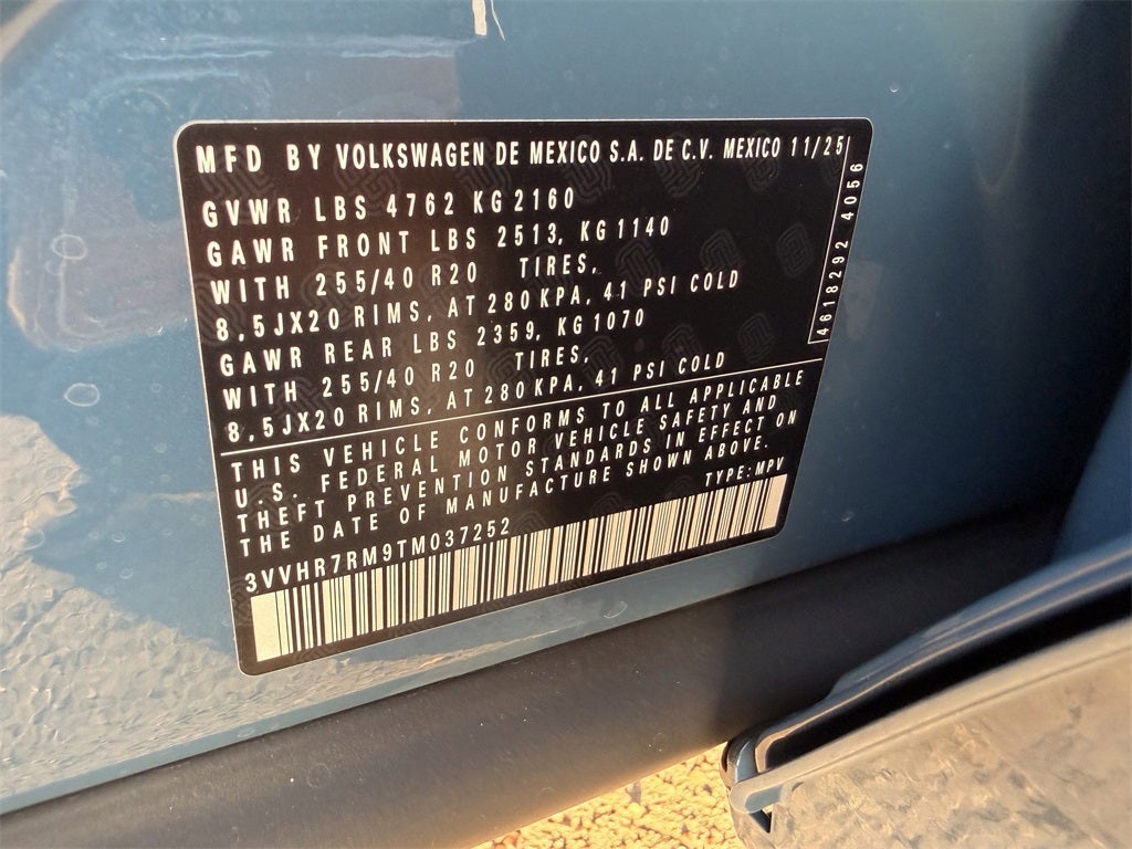 2026 Volkswagen Tiguan 2.0T SE R-Line Black