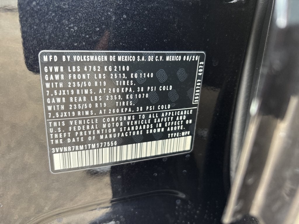 2026 Volkswagen Tiguan 2.0T SE