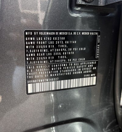 2026 Volkswagen Tiguan 2.0T SE