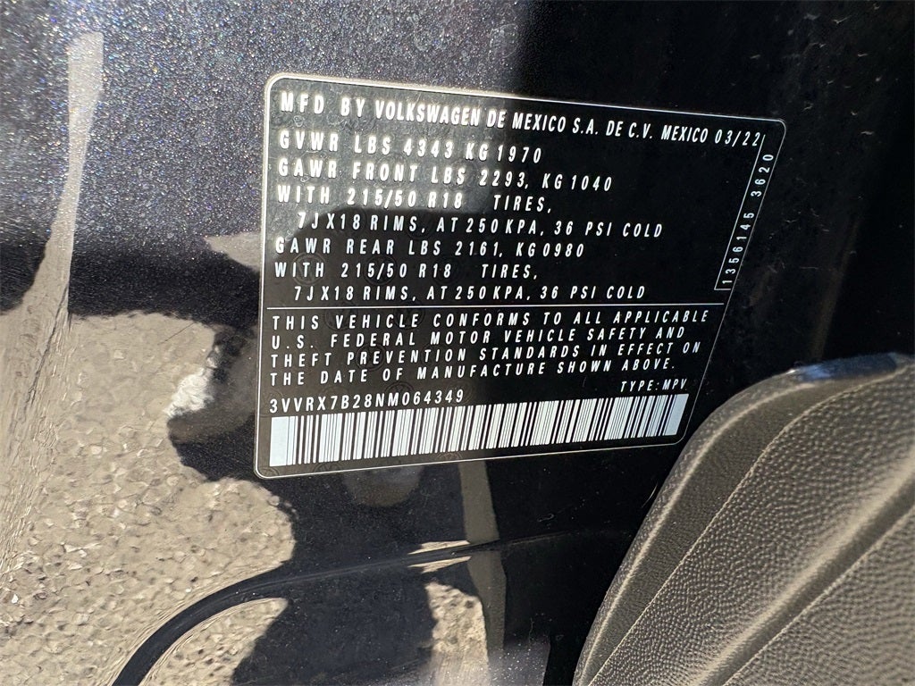 2022 Volkswagen Taos 1.5T SE