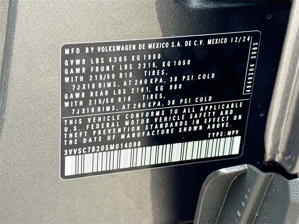 2025 Volkswagen Taos 1.5T SE