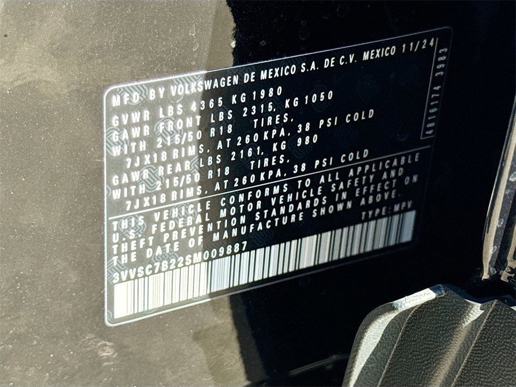 2025 Volkswagen Taos 1.5T SE