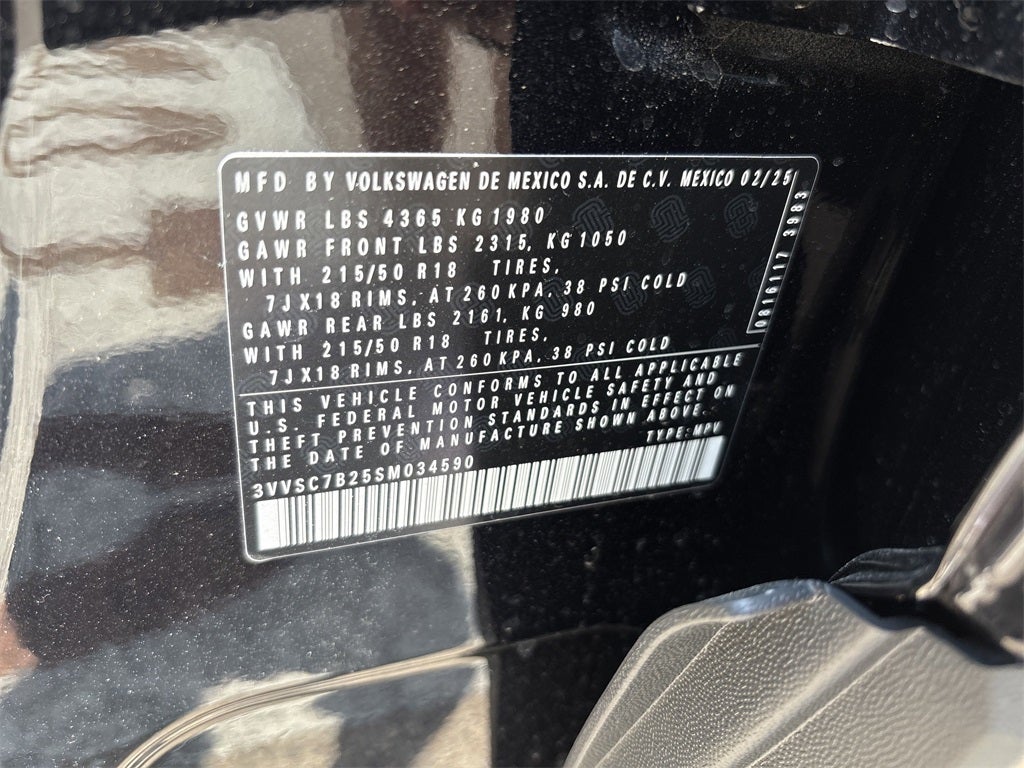 2025 Volkswagen Taos 1.5T SE