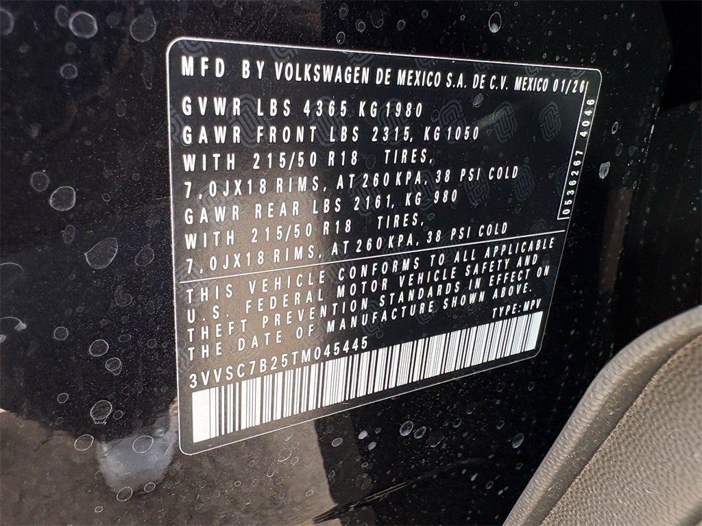 2026 Volkswagen Taos 1.5T SE