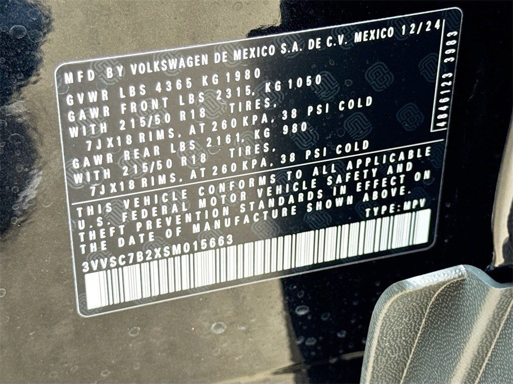 2025 Volkswagen Taos 1.5T SE