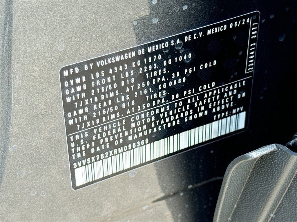 2024 Volkswagen Taos 1.5T SE