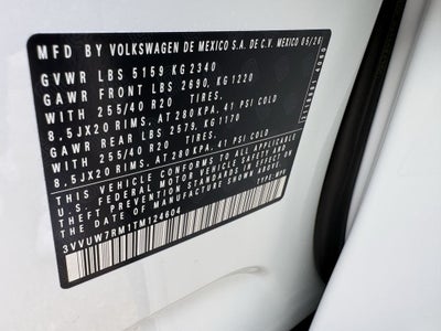 2026 Volkswagen Tiguan 2.0T SEL R-Line Turbo
