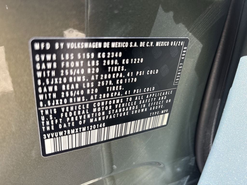 2026 Volkswagen Tiguan 2.0T SEL R-Line