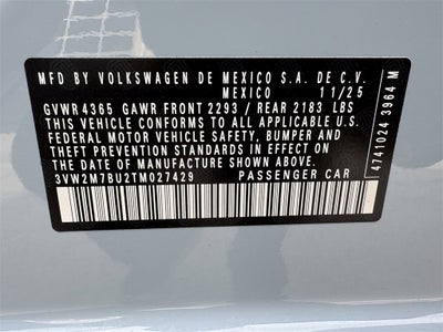 2026 Volkswagen Jetta GLI 2.0T Autobahn