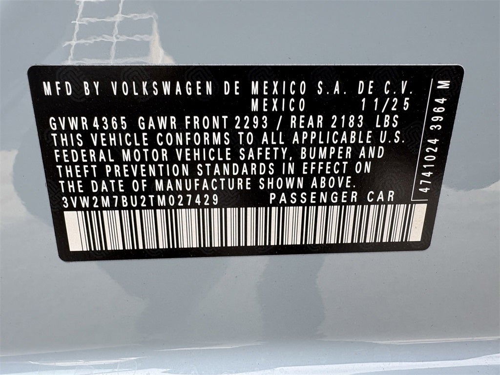 2026 Volkswagen Jetta GLI 2.0T Autobahn