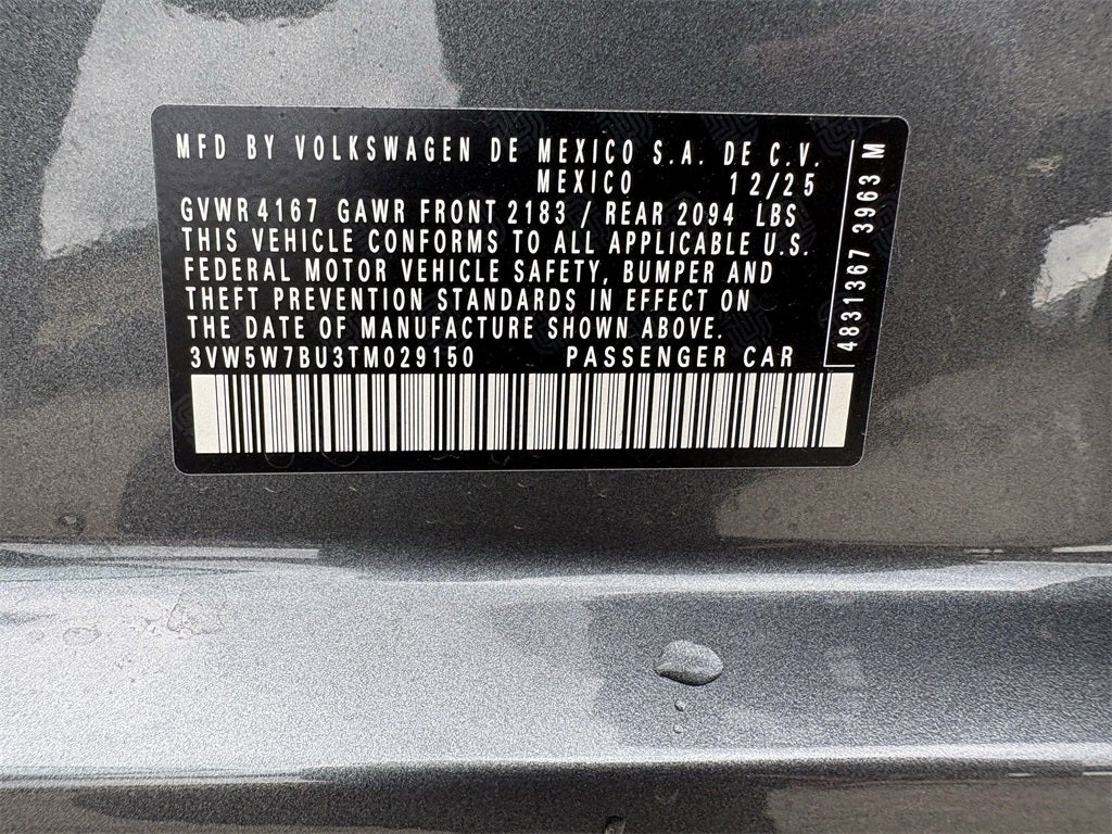 2026 Volkswagen Jetta 1.5T S