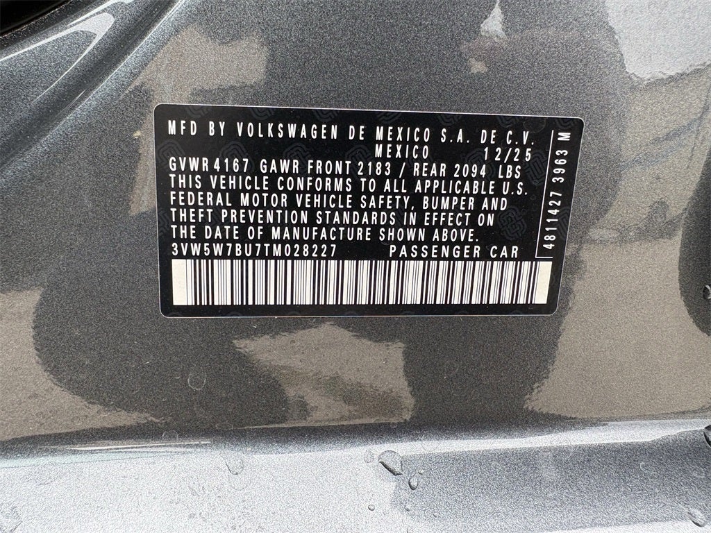 2026 Volkswagen Jetta 1.5T S