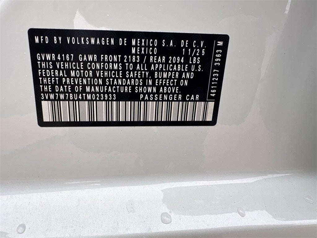 2026 Volkswagen Jetta 1.5T SE