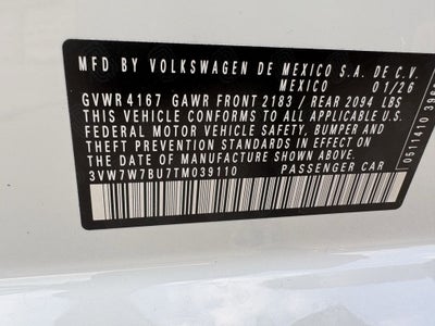 2026 Volkswagen Jetta 1.5T SE