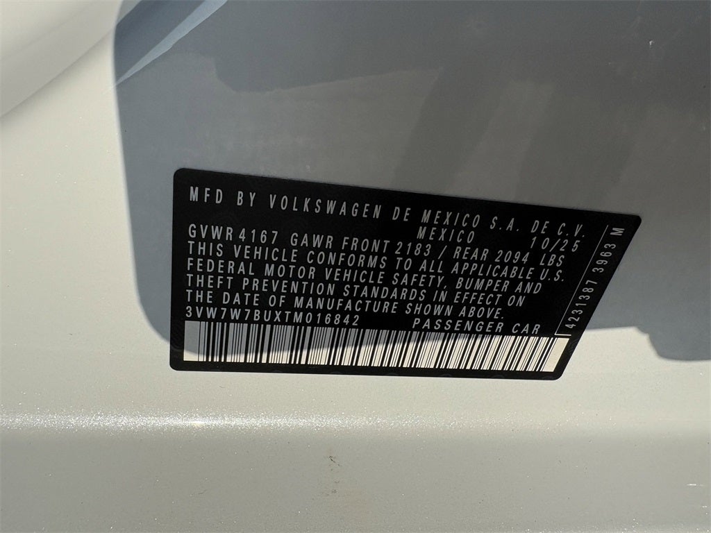 2026 Volkswagen Jetta 1.5T SE