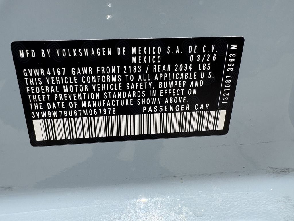 2026 Volkswagen Jetta 1.5T Sport