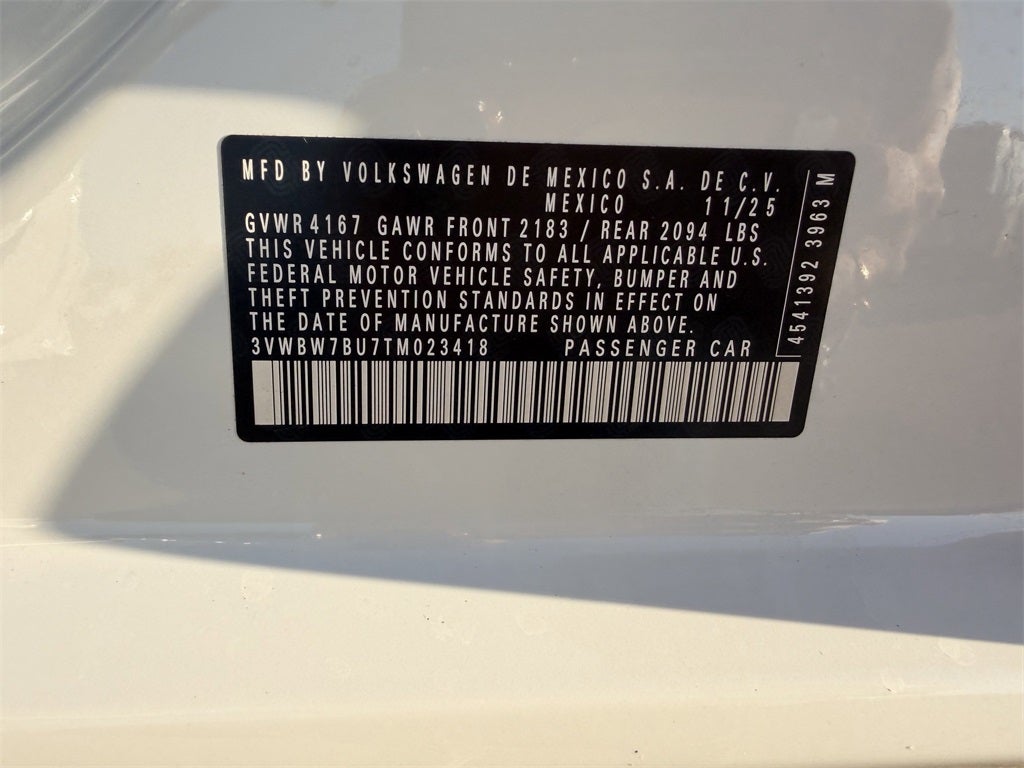 2026 Volkswagen Jetta 1.5T Sport