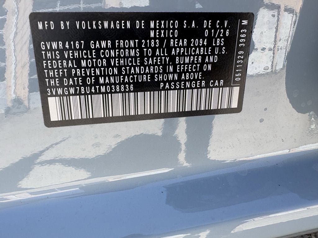 2026 Volkswagen Jetta 1.5T SEL