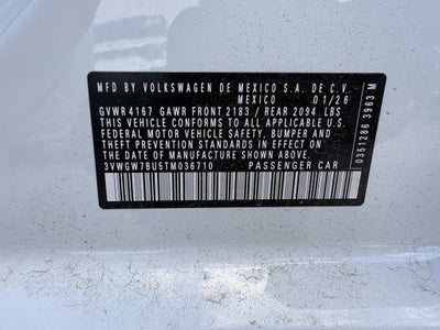 2026 Volkswagen Jetta 1.5T SEL