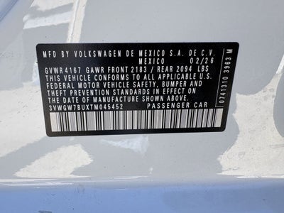 2026 Volkswagen Jetta 1.5T SEL