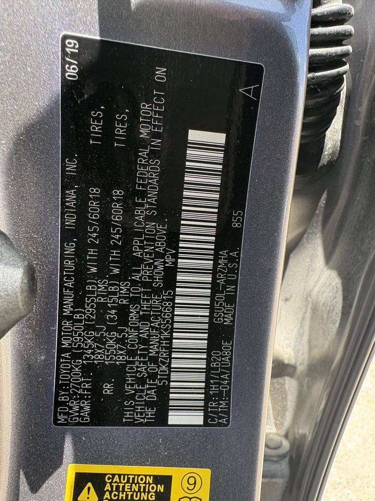 2019 Toyota Highlander XLE