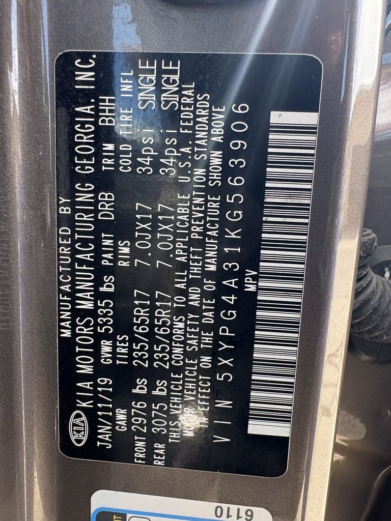 2019 Kia Sorento LX