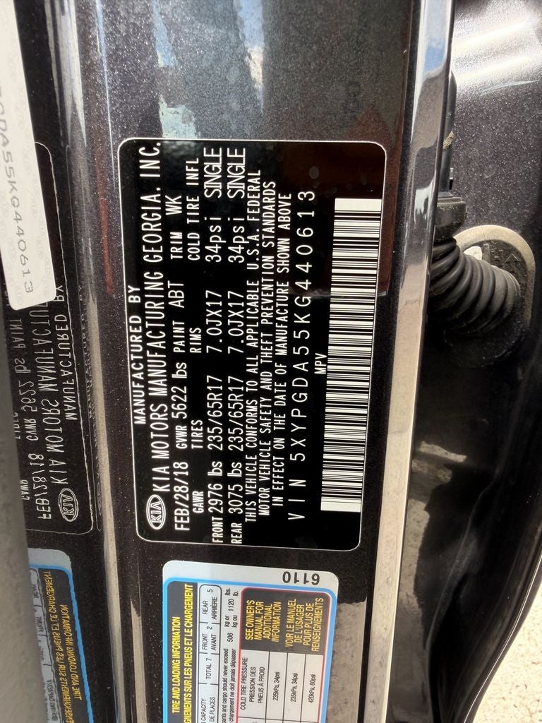 2019 Kia Sorento LX