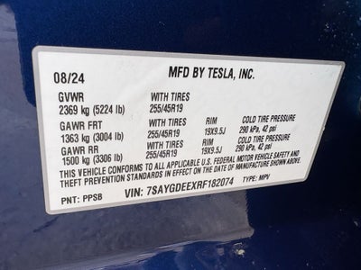 2024 Tesla Model Y Long Range