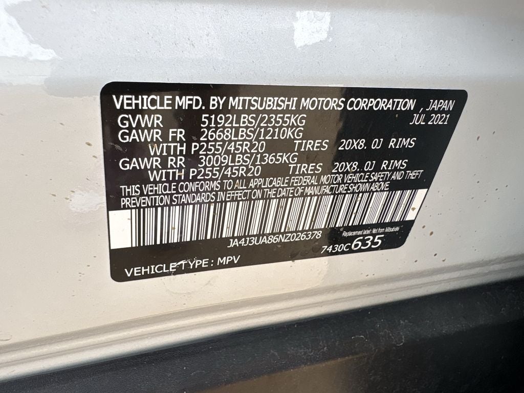 2022 Mitsubishi Outlander SE