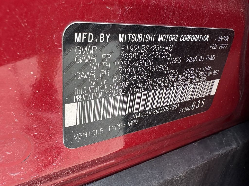 2022 Mitsubishi Outlander SE