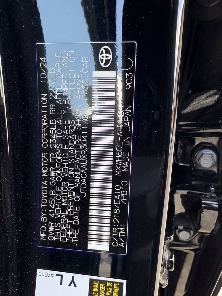 2024 Toyota Prius LE