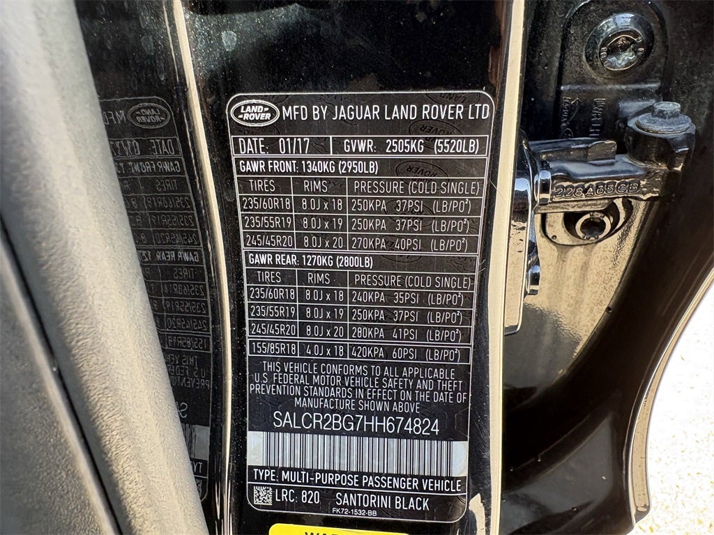 2017 Land Rover Discovery Sport HSE