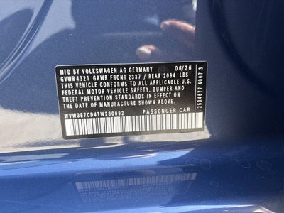 2026 Volkswagen Golf GTI 2.0T SE