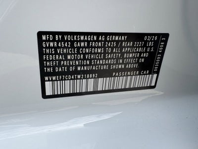 2026 Volkswagen Golf R 2.0T