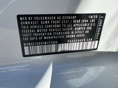 2026 Volkswagen Golf GTI 2.0T SE