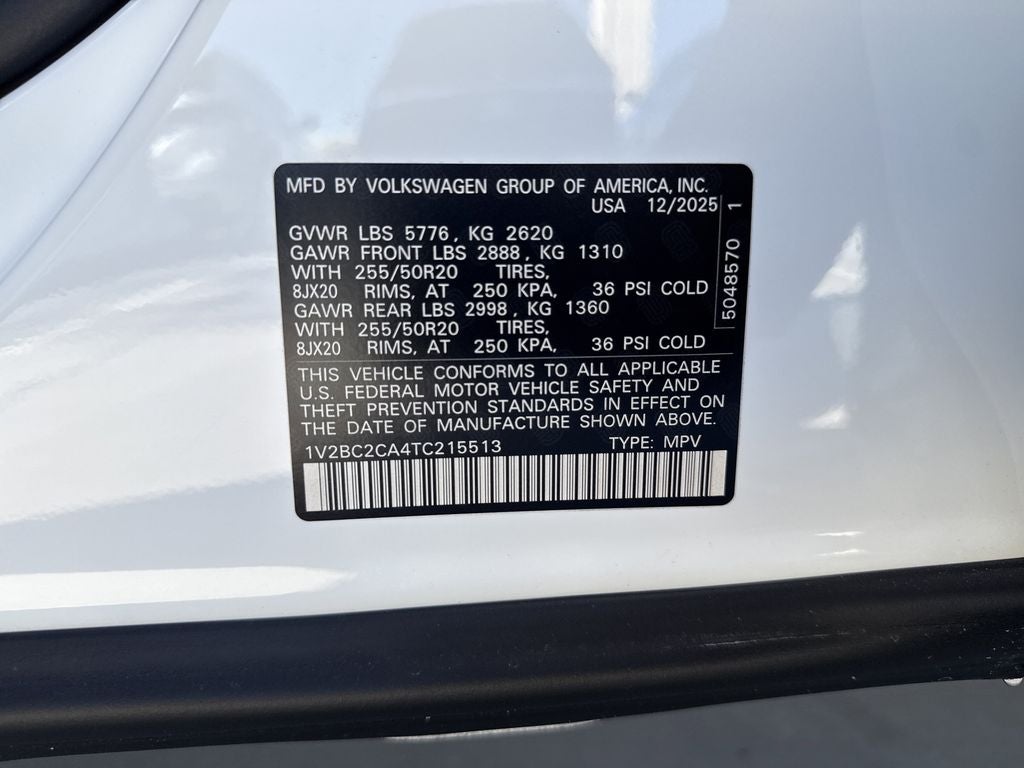 2026 Volkswagen Atlas Cross Sport 2.0T SEL