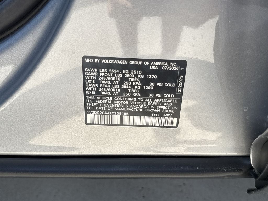 2026 Volkswagen Atlas Cross Sport 2.0T SE